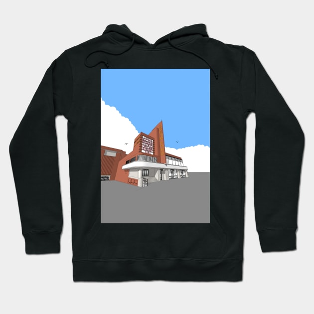 Dreamland, Margate, 1935 Hoodie by adam@adamdorman.com